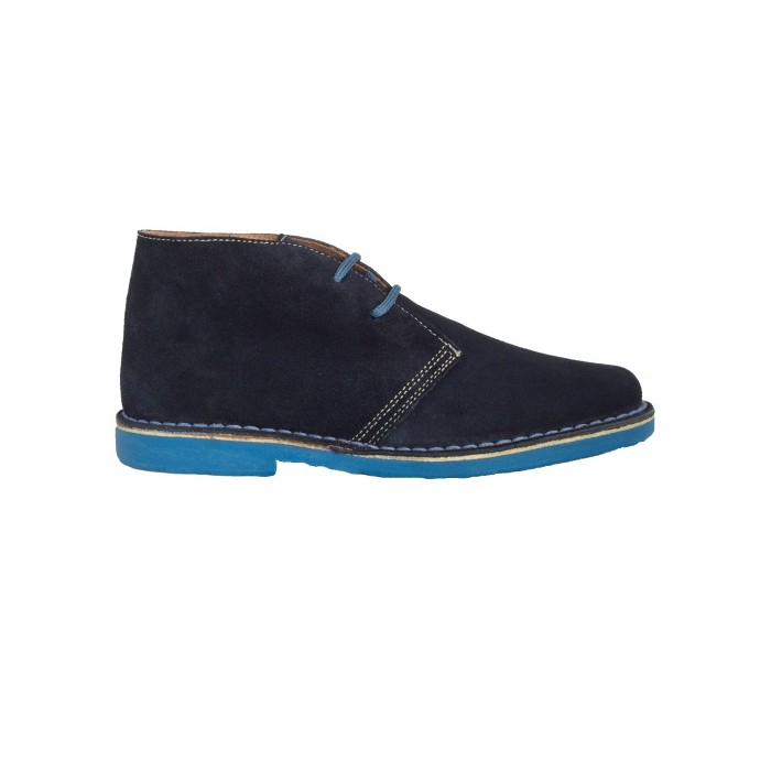 ladies navy blue desert boots
