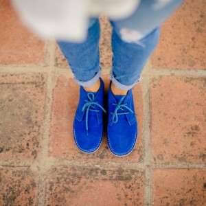 Ботинки  Ярко-синие  Женские