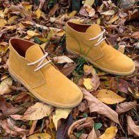 Men's honey color desert boots