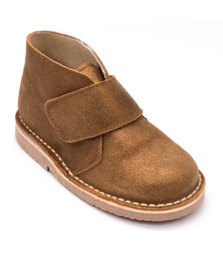 Botte safari boréale whisky-bronze pour fille