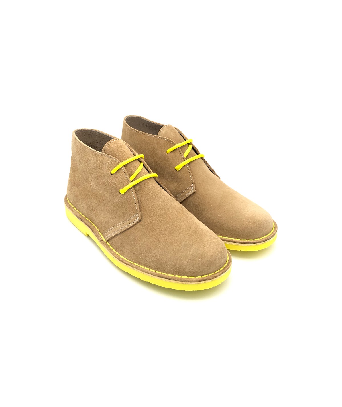 Bicolor sand & yellow color for men
