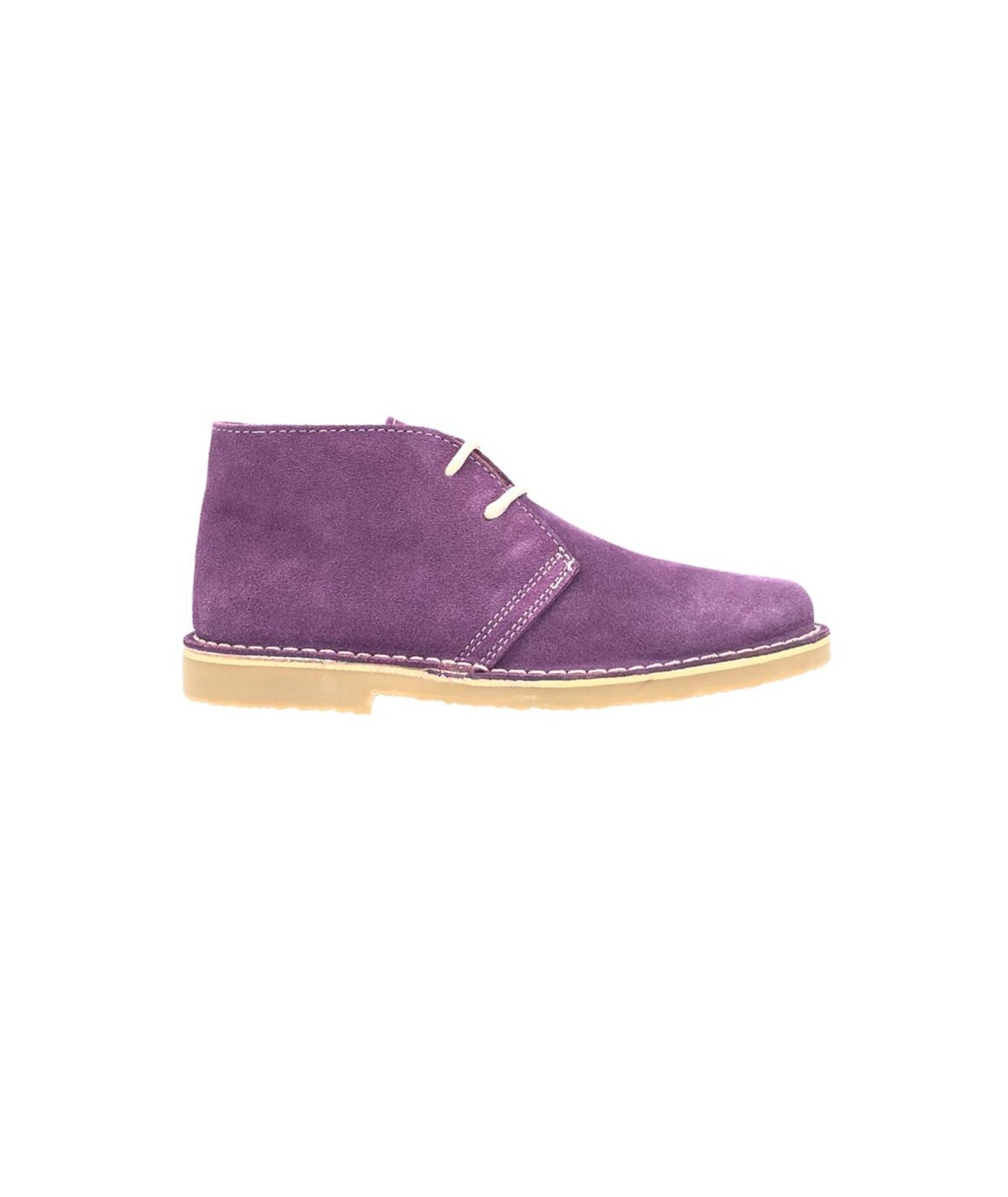 Purple Desert boots or Chukka boots for men.