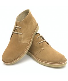 Sand colored Desert boots with Dover sole for men
