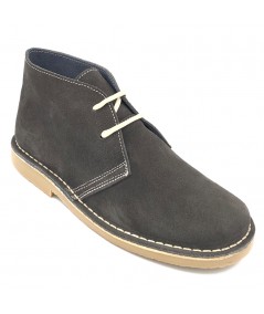 Gray desert boots for men