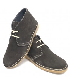 Gray desert boots for men