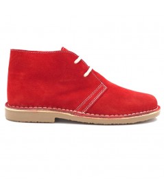 Desert boots rouges pour hommes