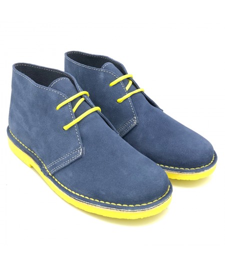 Jeans & Yellow color boots for women