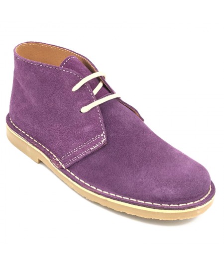 Women Purple Desert boots