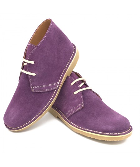Women Purple Desert boots