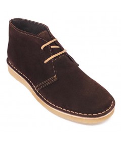 Dark brown women's boots with Dover sole