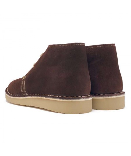 Dark brown women's boots with Dover sole