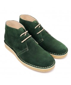Desert boots verdes para mulher com sola Dover