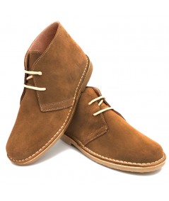 Mink colored desert boots for men