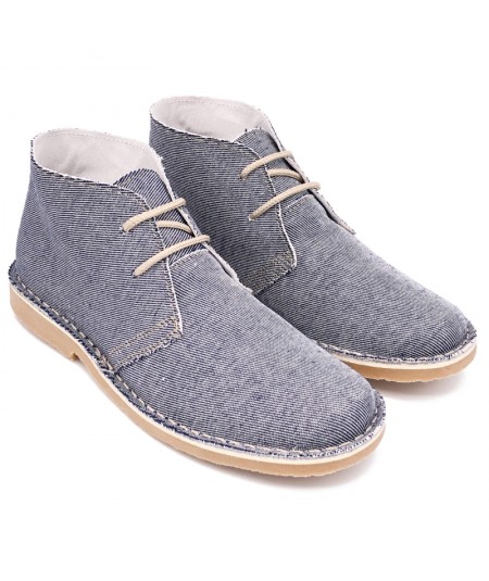Tods Suede Desert Boots in Blue for Men Mens Shoes Boots Chukka boots and desert boots 