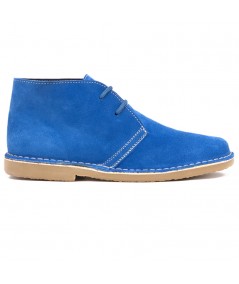 Klein blue women's desert boots