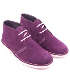 Purple & Pink desert boots for women