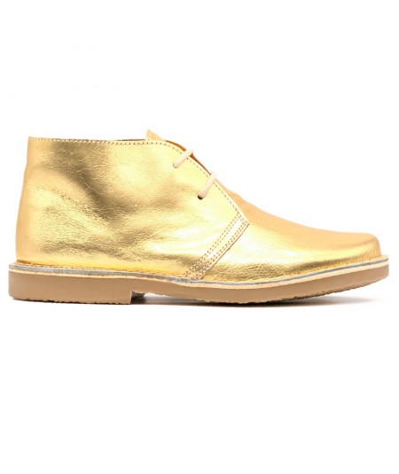 Stellar boots in gold color