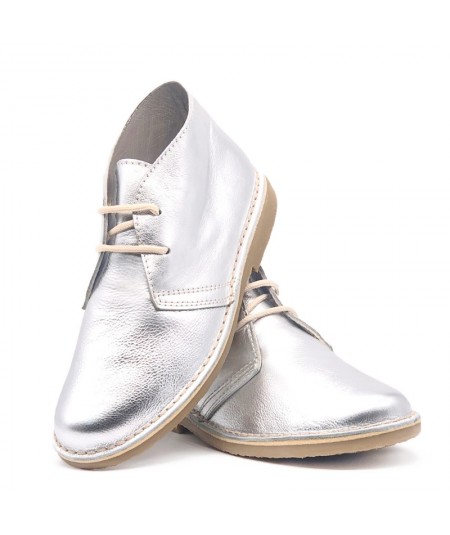 Stellar boots in silver color