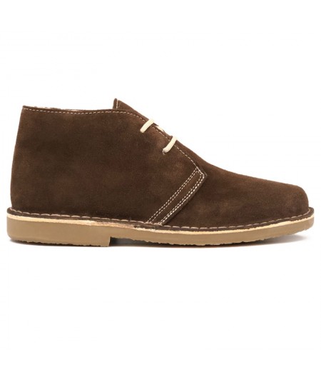 Brown boots with sheepskin for women