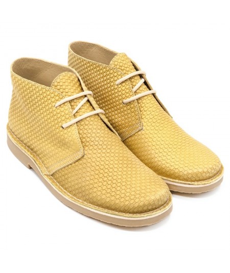 GOMERA mustard color boots for men