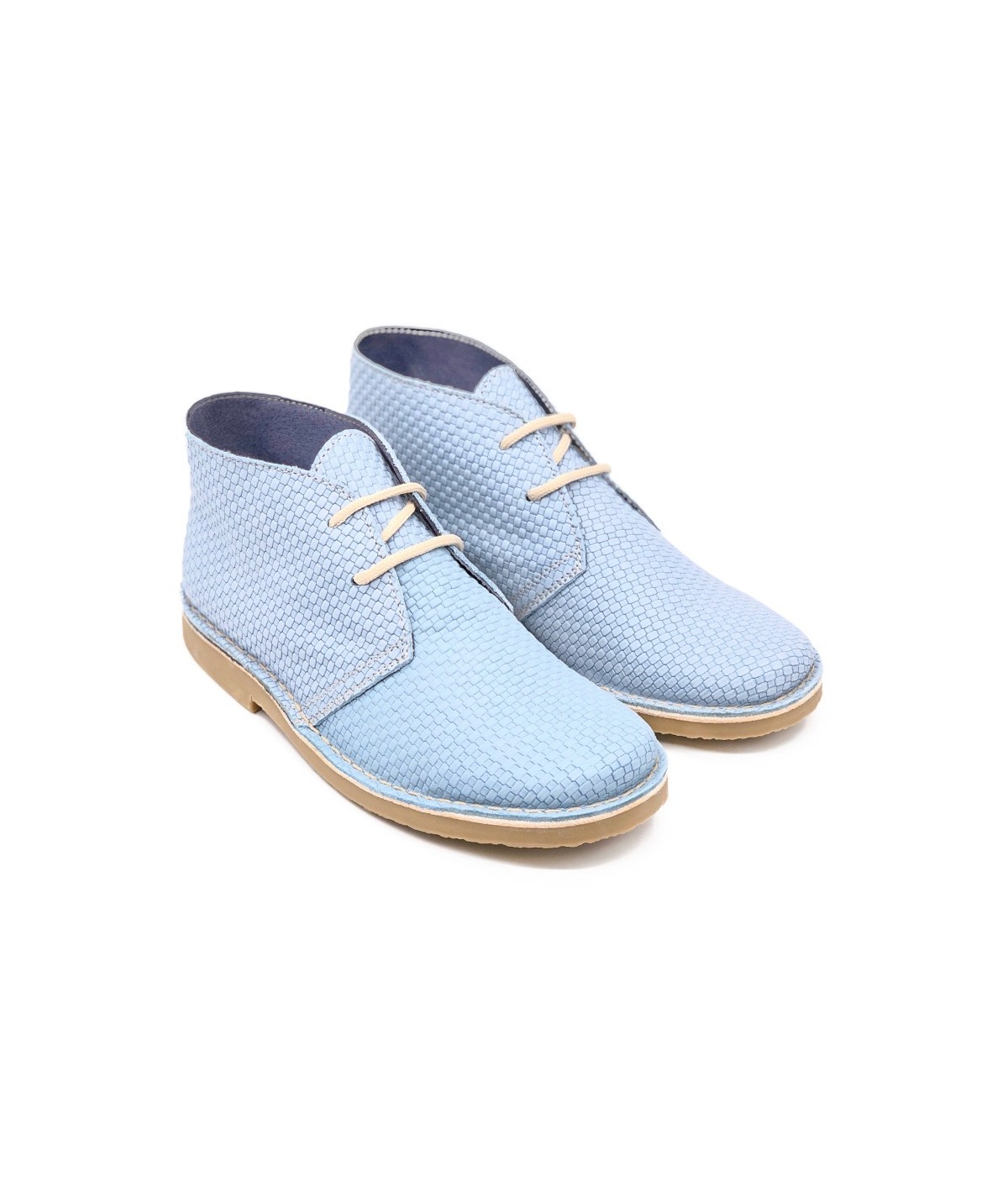 GOMERA sky blue boots for women