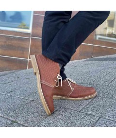GOMERA Desert boots in Kamelfarbe für Herren
