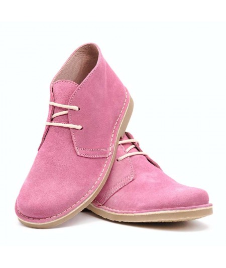 Women Pink Desert boots