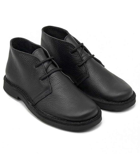 Pisamierdas "Ramone" Edition, en napa seda negra para mujer