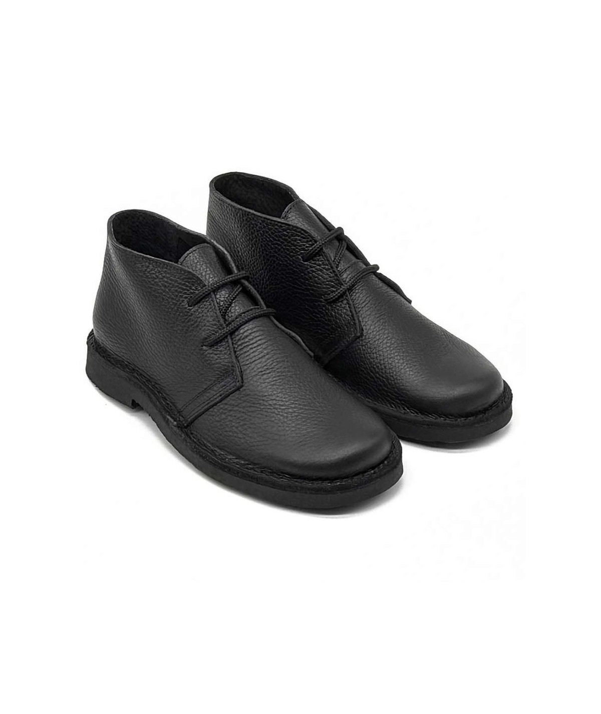 Pisamierdas "Ramone" Edition, en napa seda negra para mujer