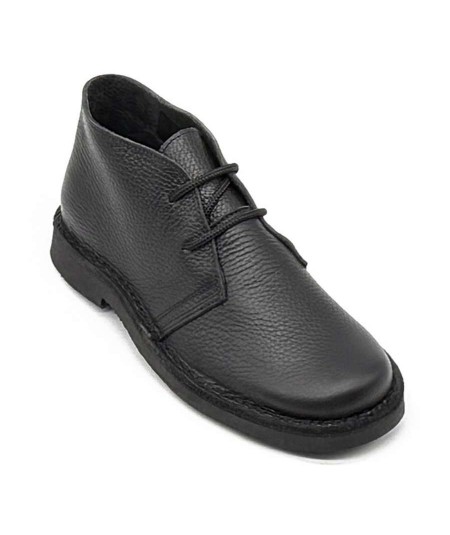 Pisamierdas "Ramone" Edition, en napa seda negra para mujer