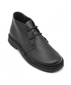 Pisamierdas "Ramone" Edition, en napa seda negra para mujer