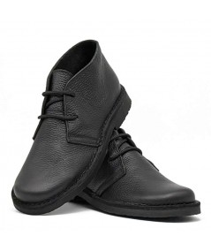 Pisamierdas "Ramone" Edition, en napa seda negra para mujer