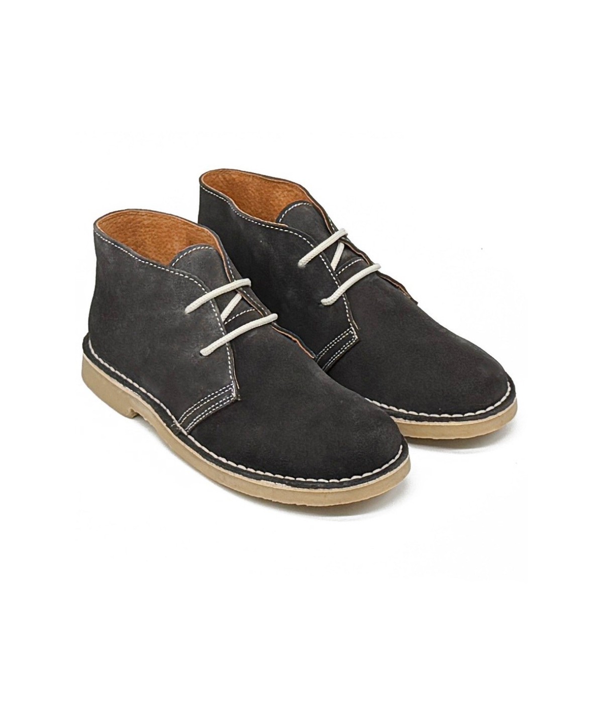 Botas safari cinzentas para homem