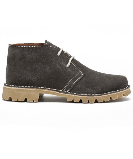 Graue Desert Boots mit "Caminito del Rey"-Sohle für Damen