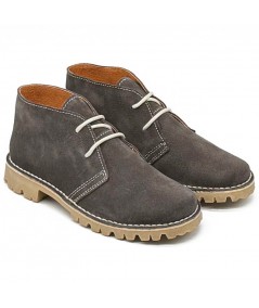 Botas safari en color gris con suela "Caminito del Rey" para chicas