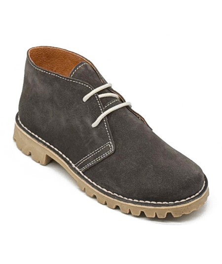 Graue Desert Boots mit "Caminito del Rey"-Sohle für Damen