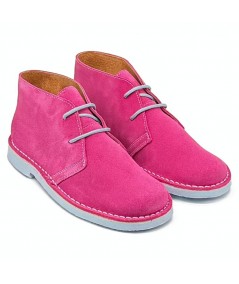 Botas pisamierdas bicolor Fucsia-Cielo para hombres