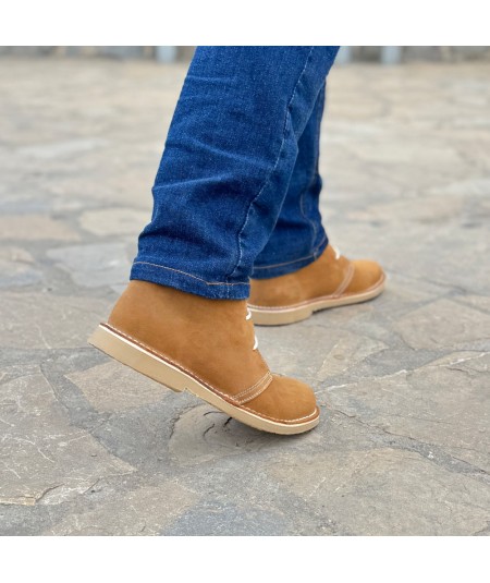 Bottines du désert couleur Whisky pour hommes