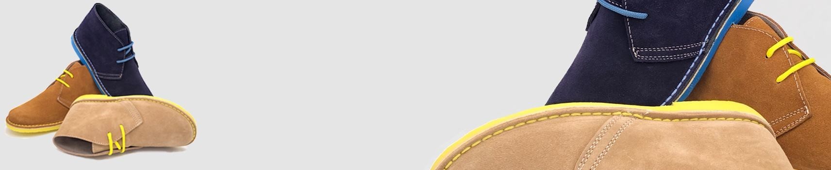 Bicolor desert boots for men - High quality